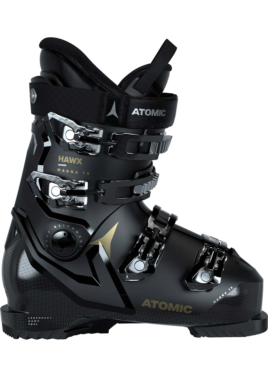 Atomic Women's Hawx Magna 75 Ski Boots Black/Gold