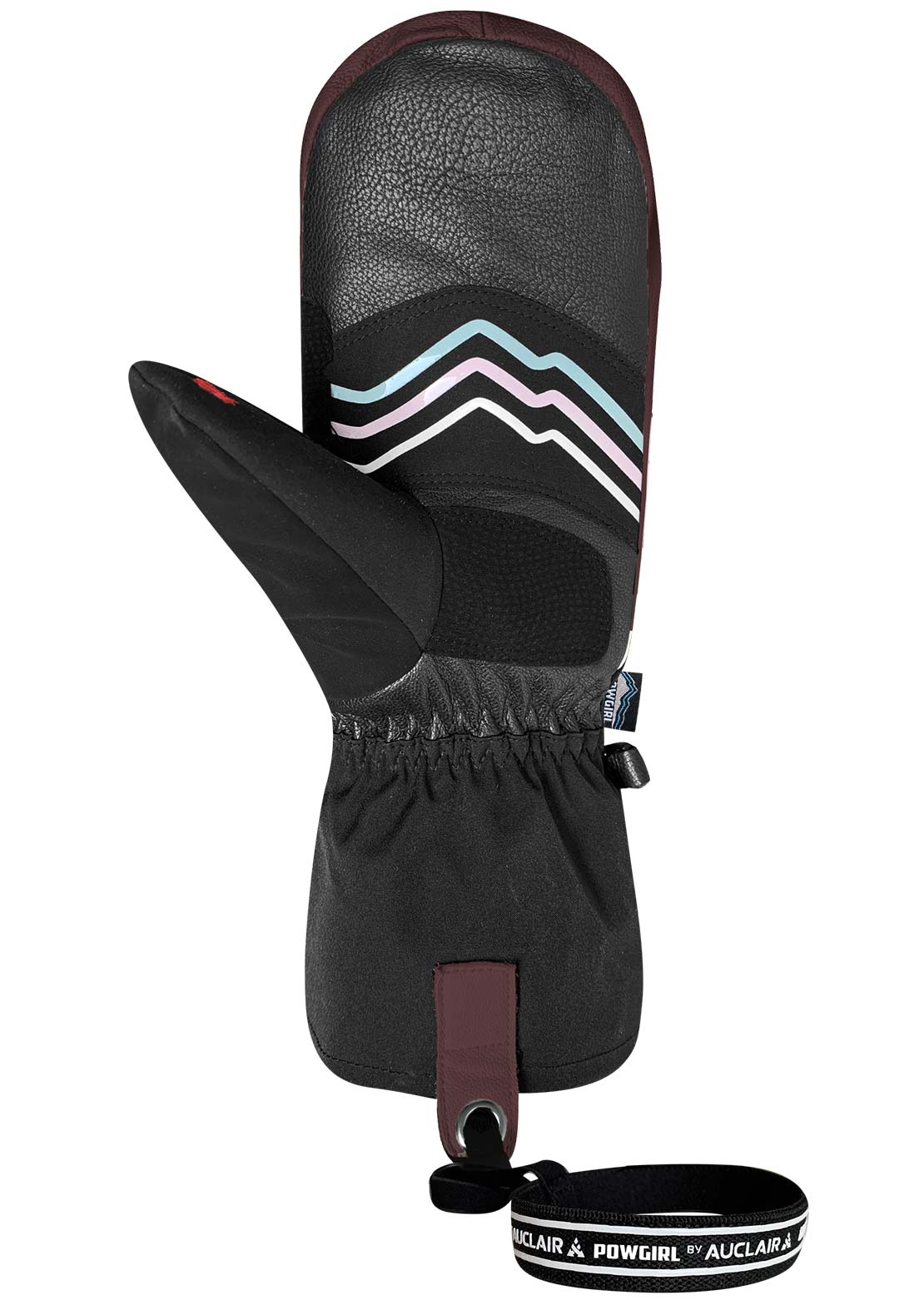 Auclair Women's A-Peak 2-In-1 Mitts Burgundy/Black