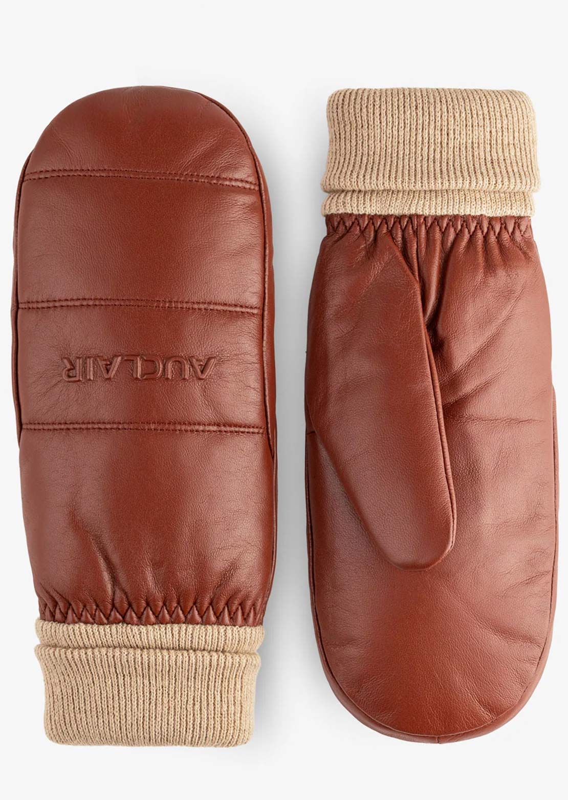 Auclair Women's Luna Mitts Cognac/Cream