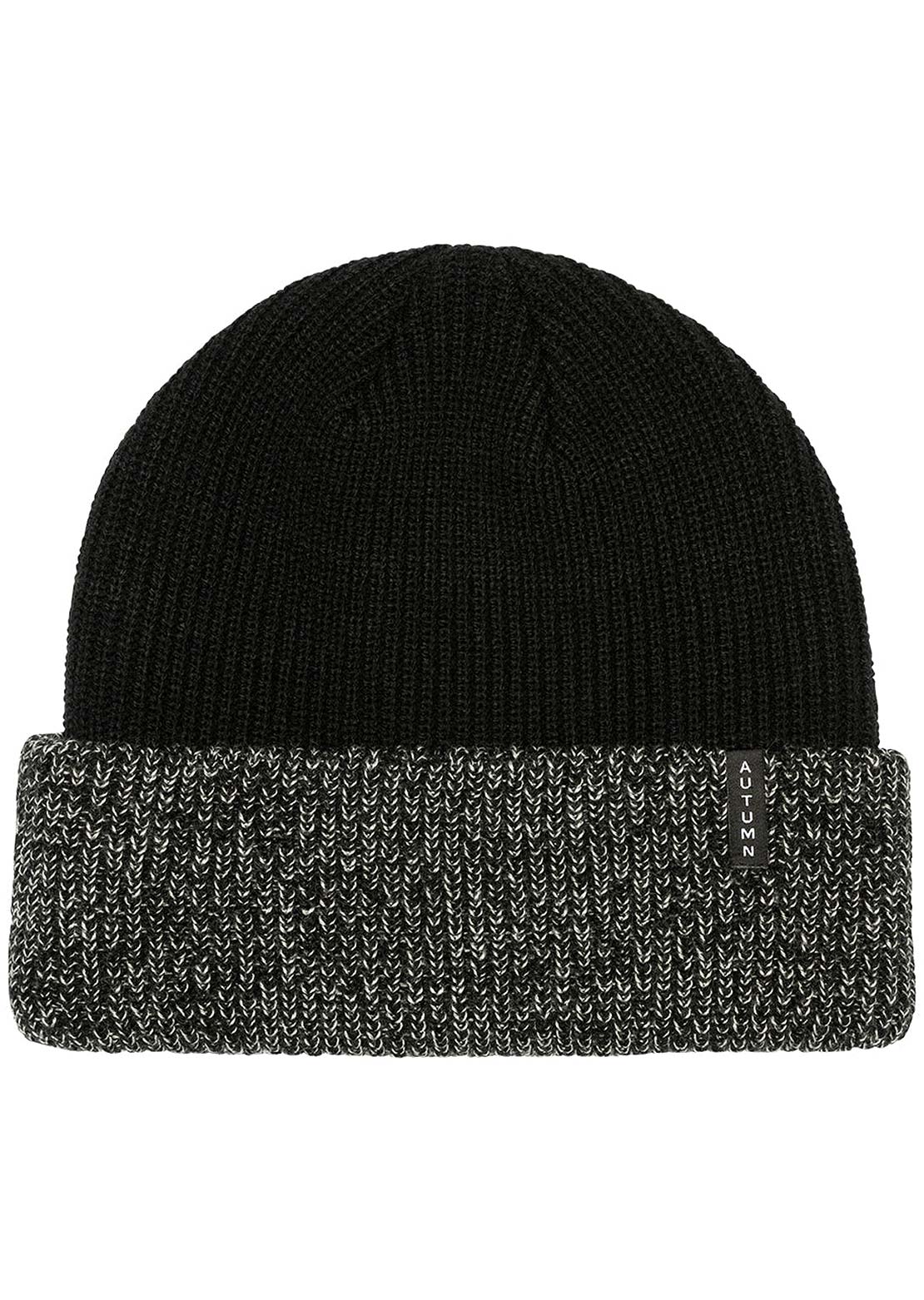 Autumn Blocked Beanie Black