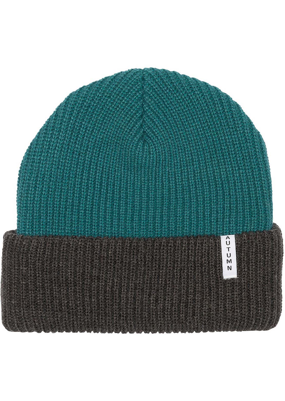 Autumn Junior Blocked Beanie Charcoal