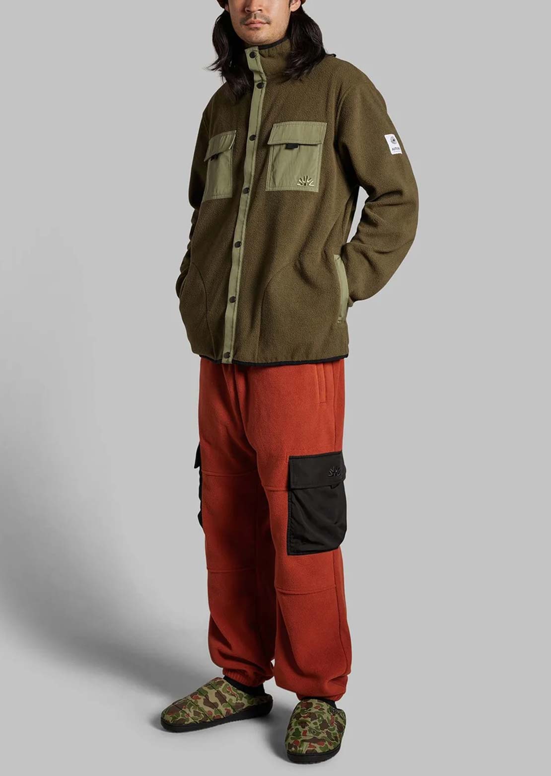Autumn Men's Bask Cargo Pants Rust