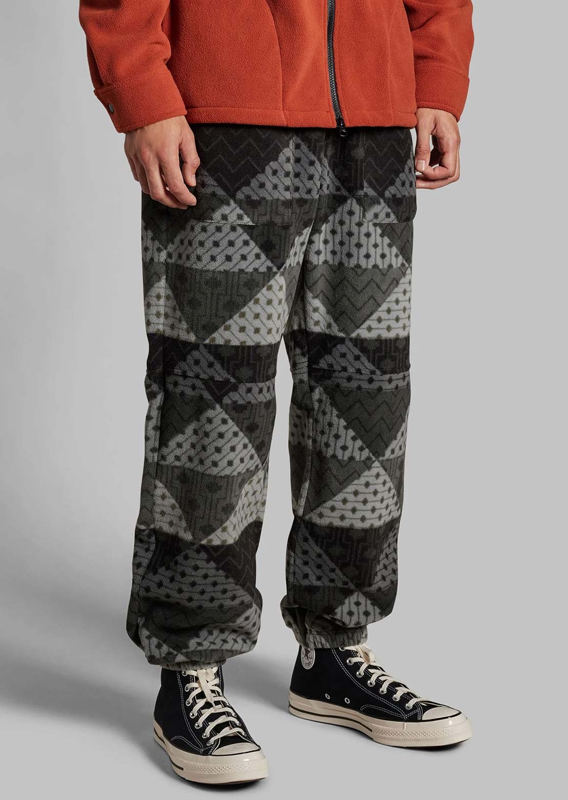 Autumn Men's Bask Pants Triangle