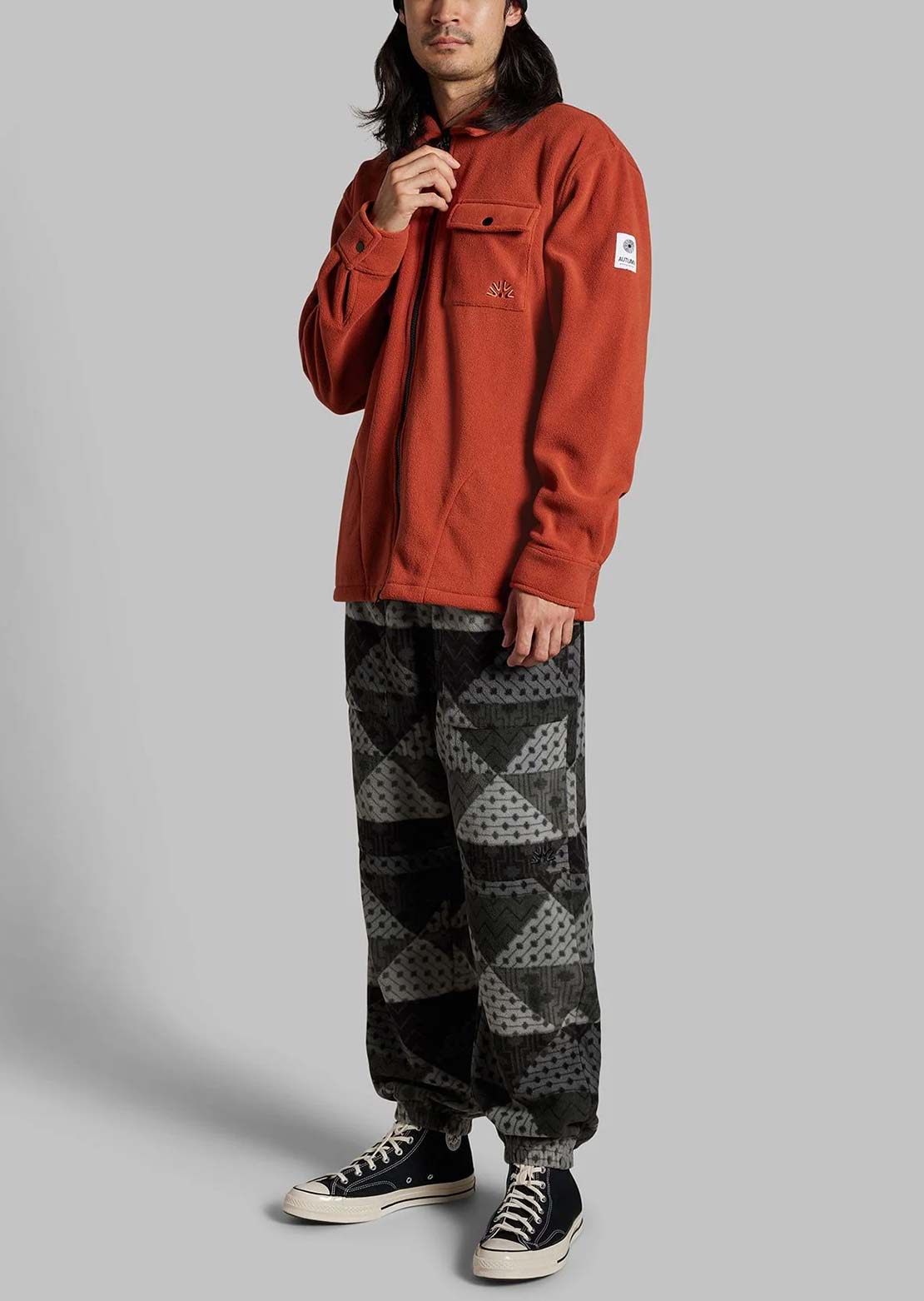Autumn Men's Bask Pants Triangle
