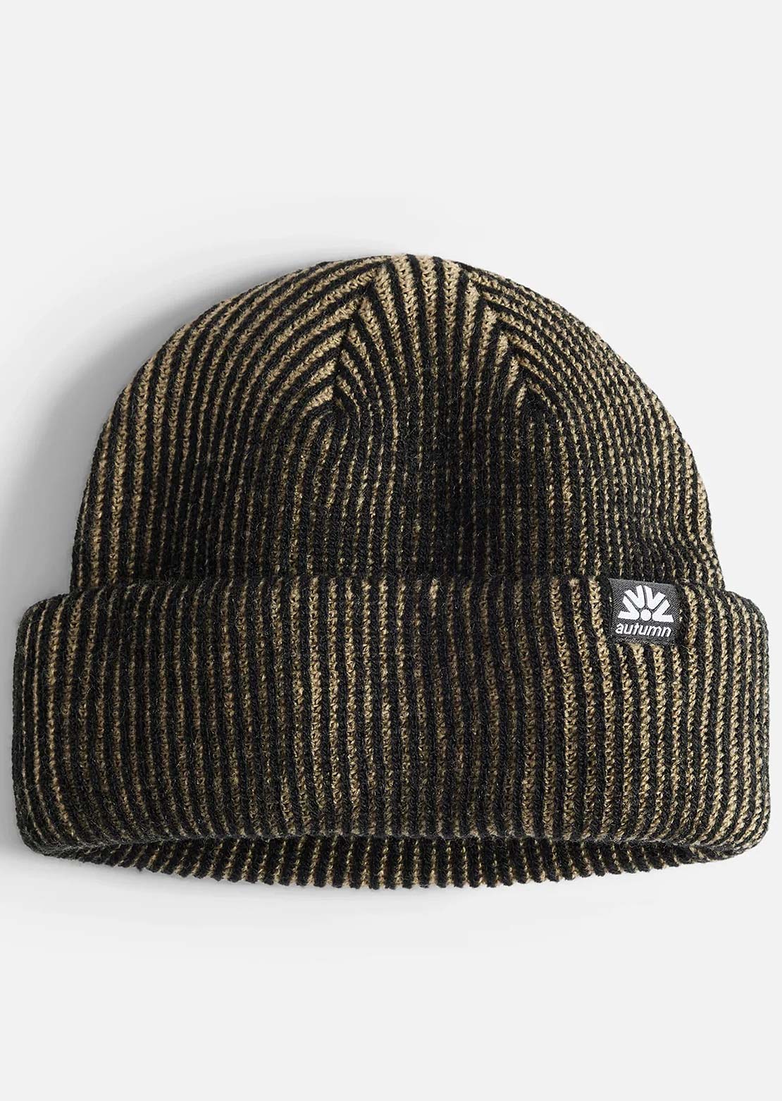 Autumn Men's Cord Double Roll Beanie Chinchilla