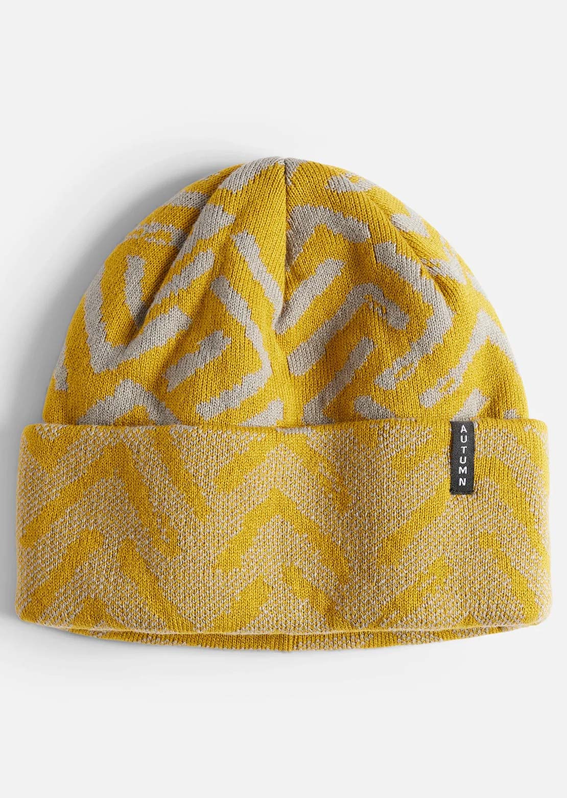 Autumn Men's Geo Beanie Stone