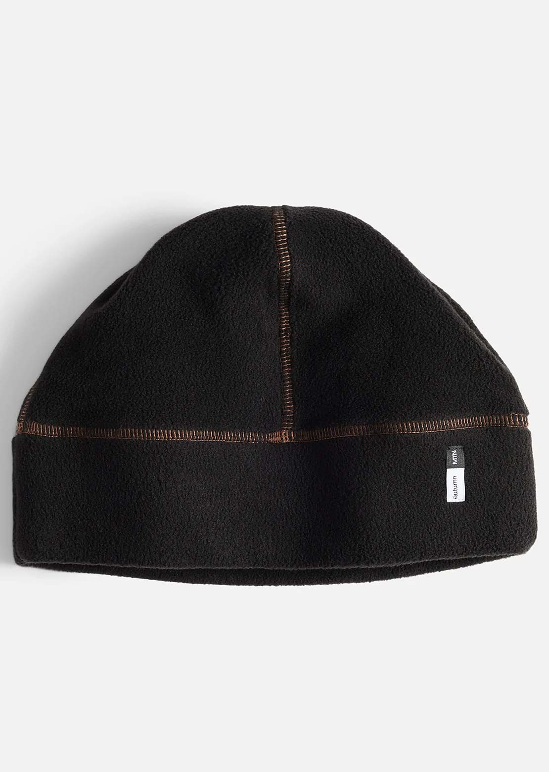 Autumn Men's Inside Out Fleece Beanie Black