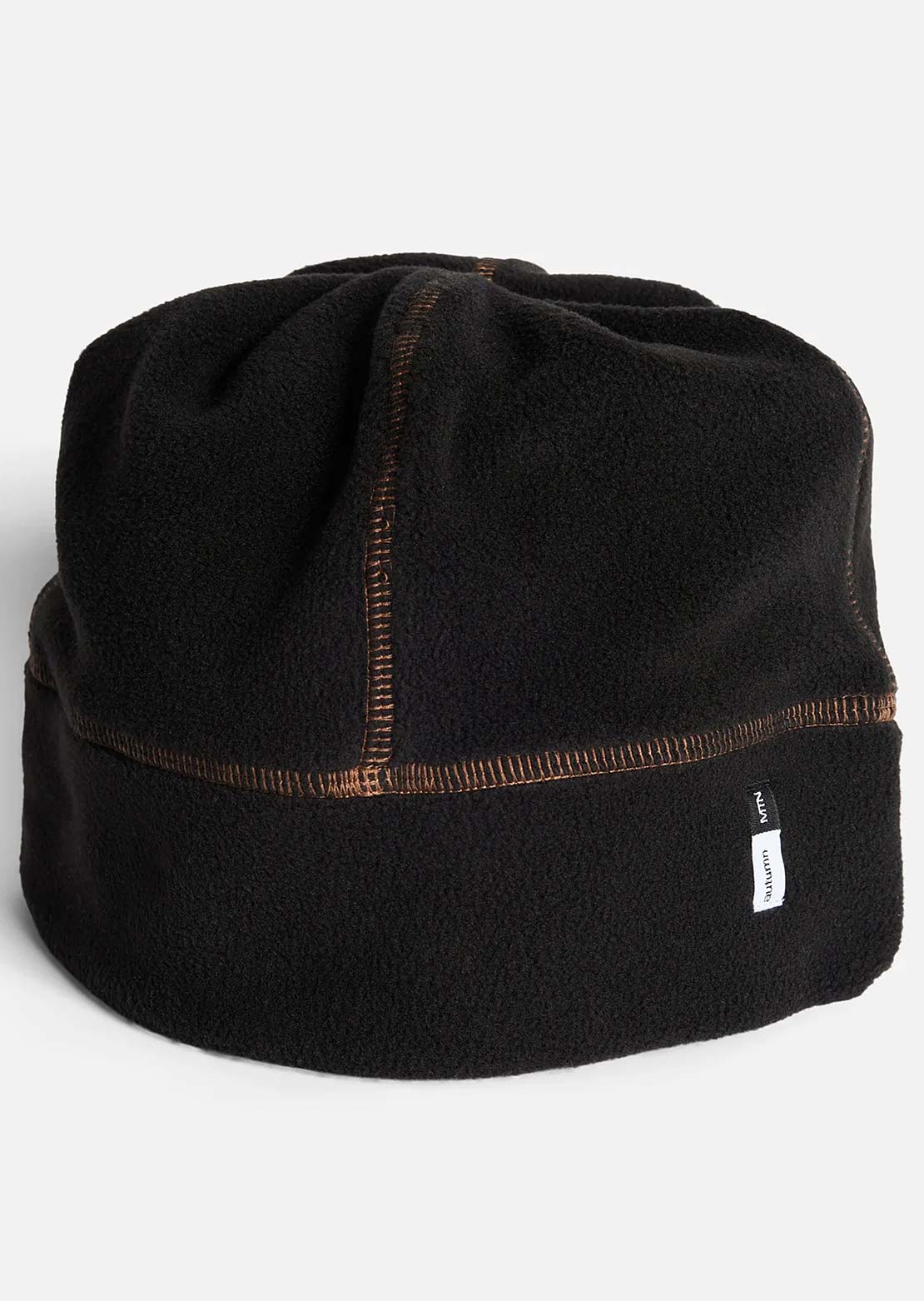 Autumn Men's Inside Out Fleece Beanie Black