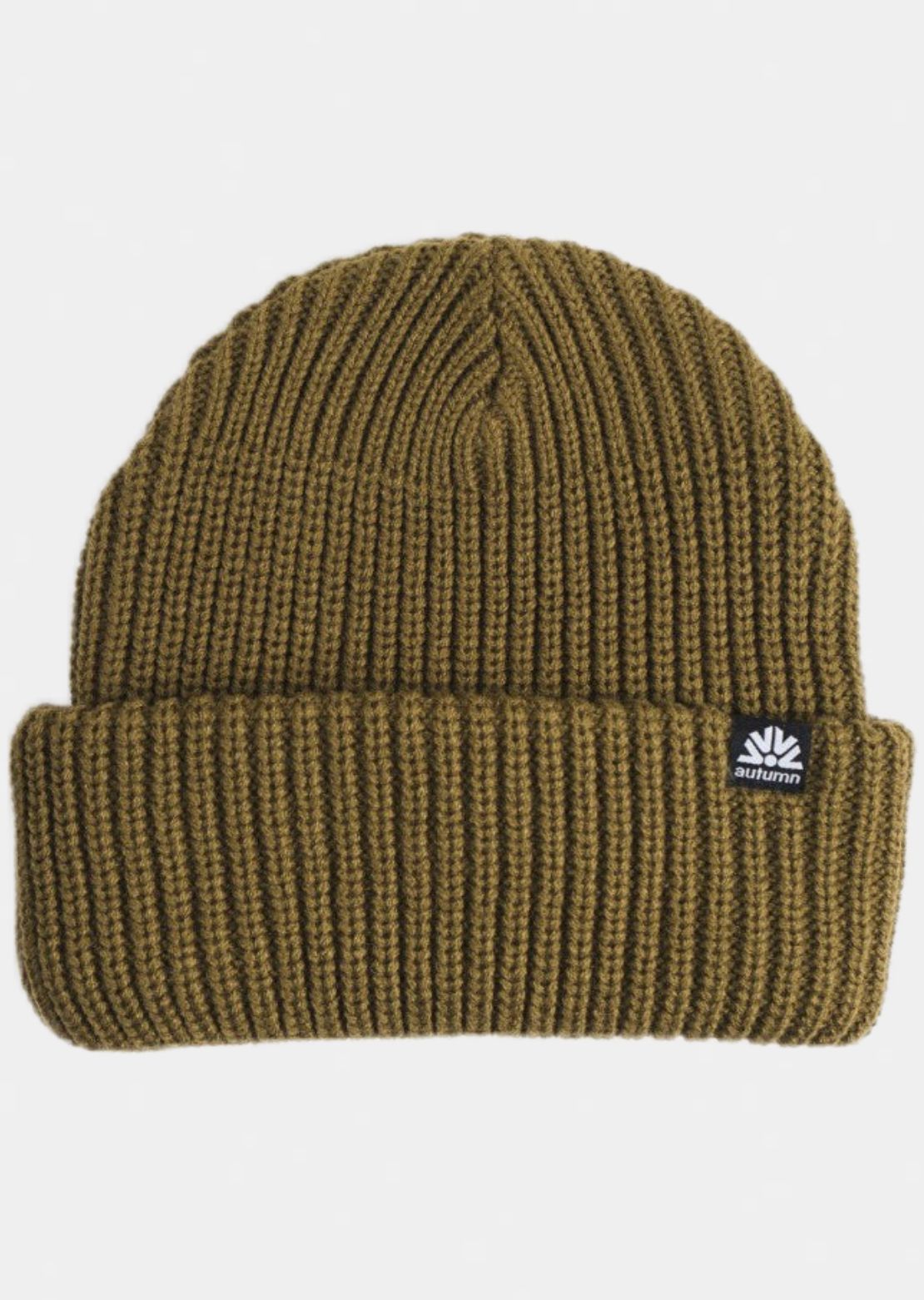 Autumn Men's Ribbed Knit Beanie Fir