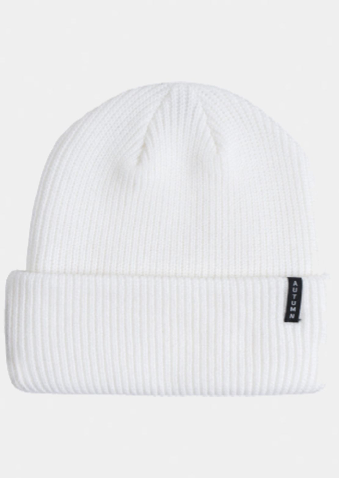 Autumn Men's Select Solid Beanie White