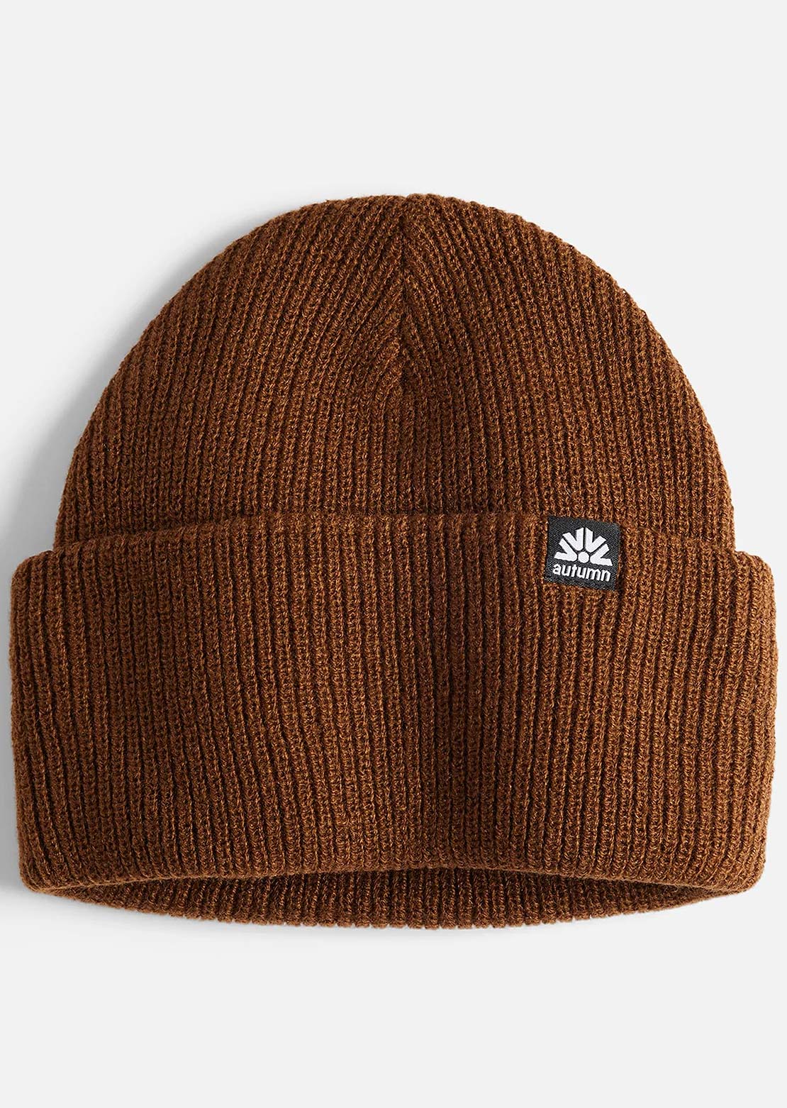 Autumn Men's Simple Solid Beanie Brown
