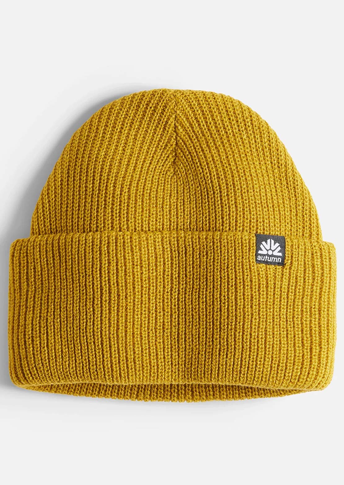Autumn Men's Simple Solid Beanie Olive Ochre