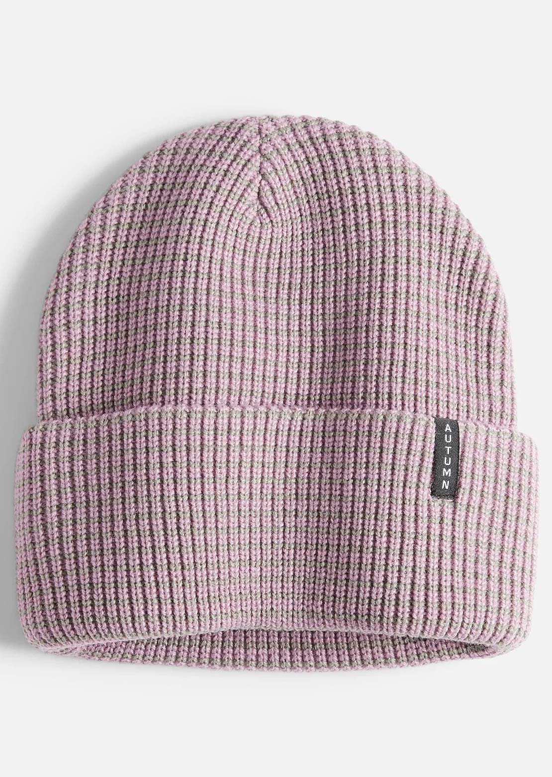 Autumn Men's Stripe Beanie Lavender Icecream