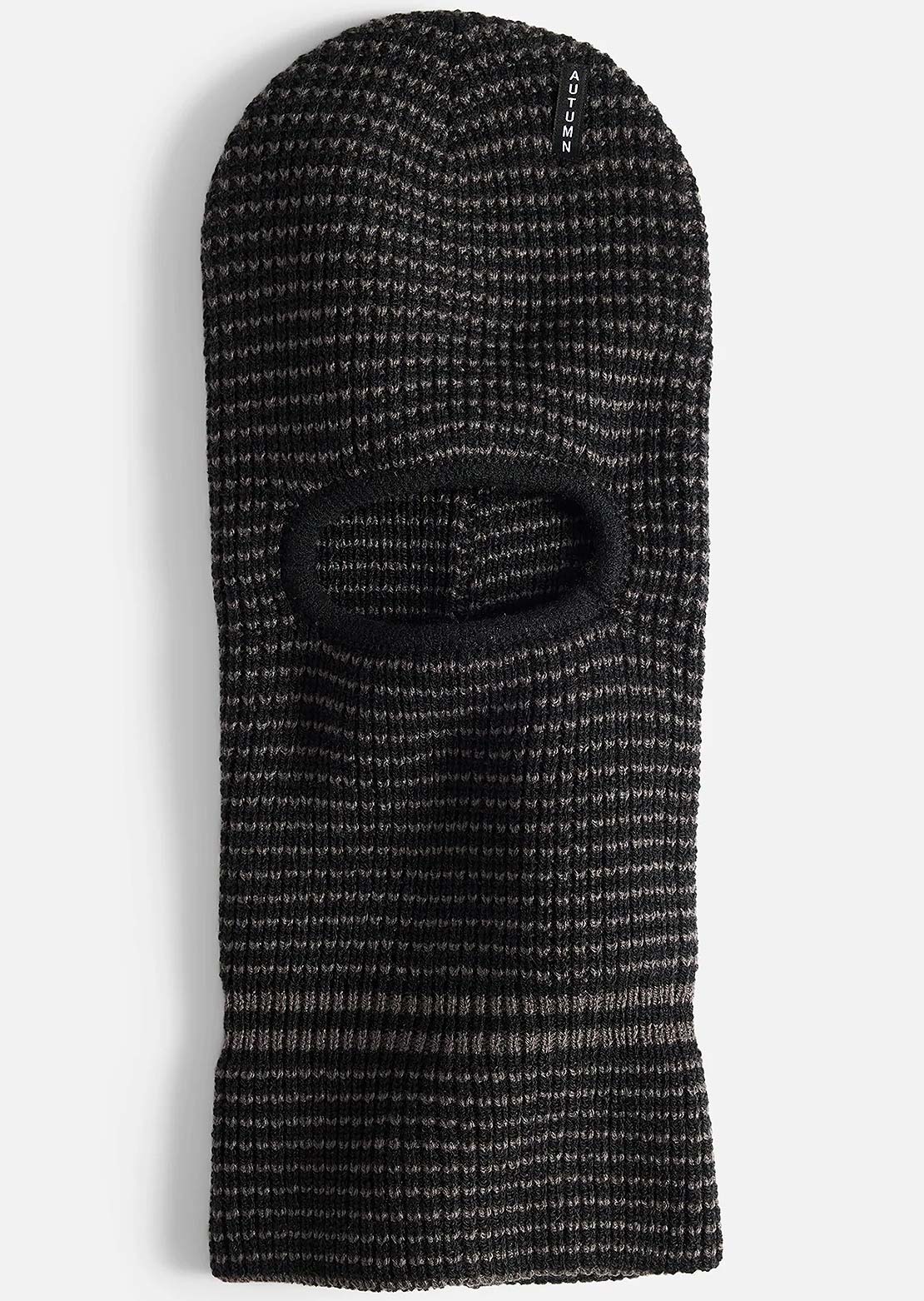 Autumn Men's Striped Mask Black