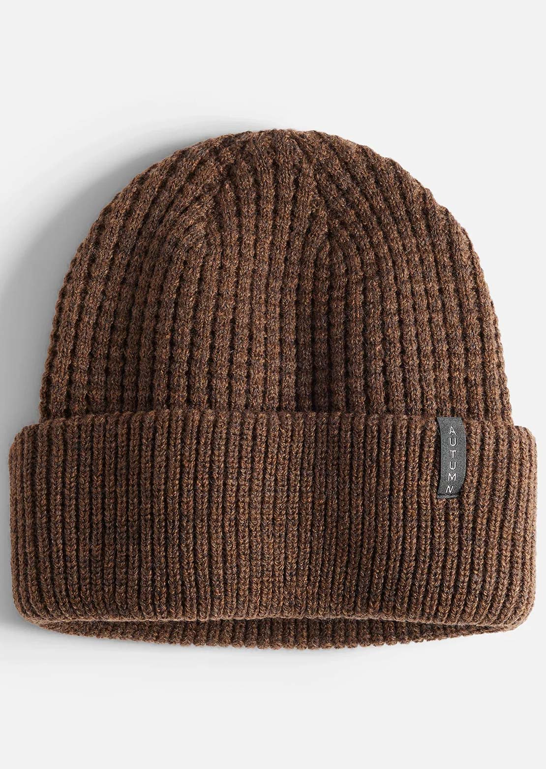 Autumn Men's Thermal Knit Beanie Brown
