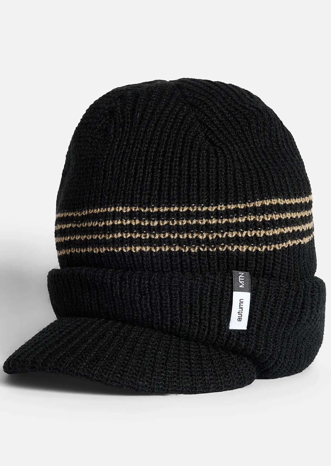 Autumn Men's Visor Beanie Black