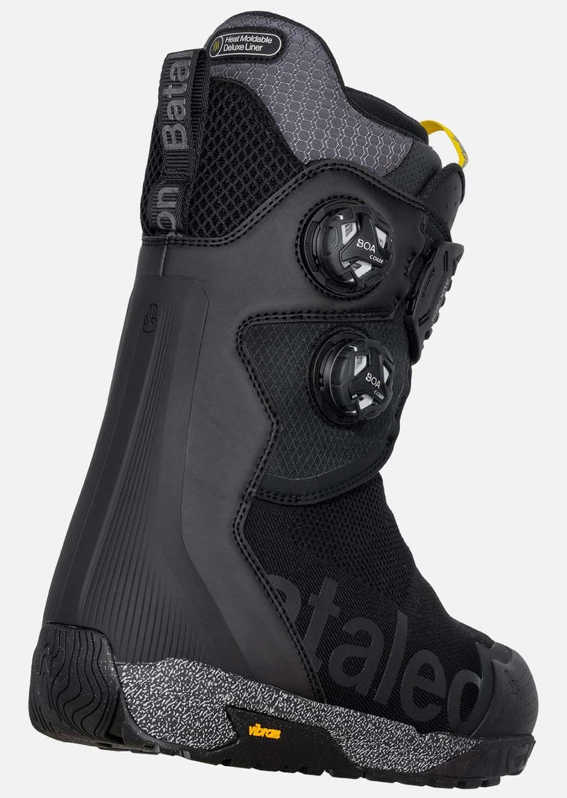 Bataleon Men's Acid Double BOA Snowboard Boots Black
