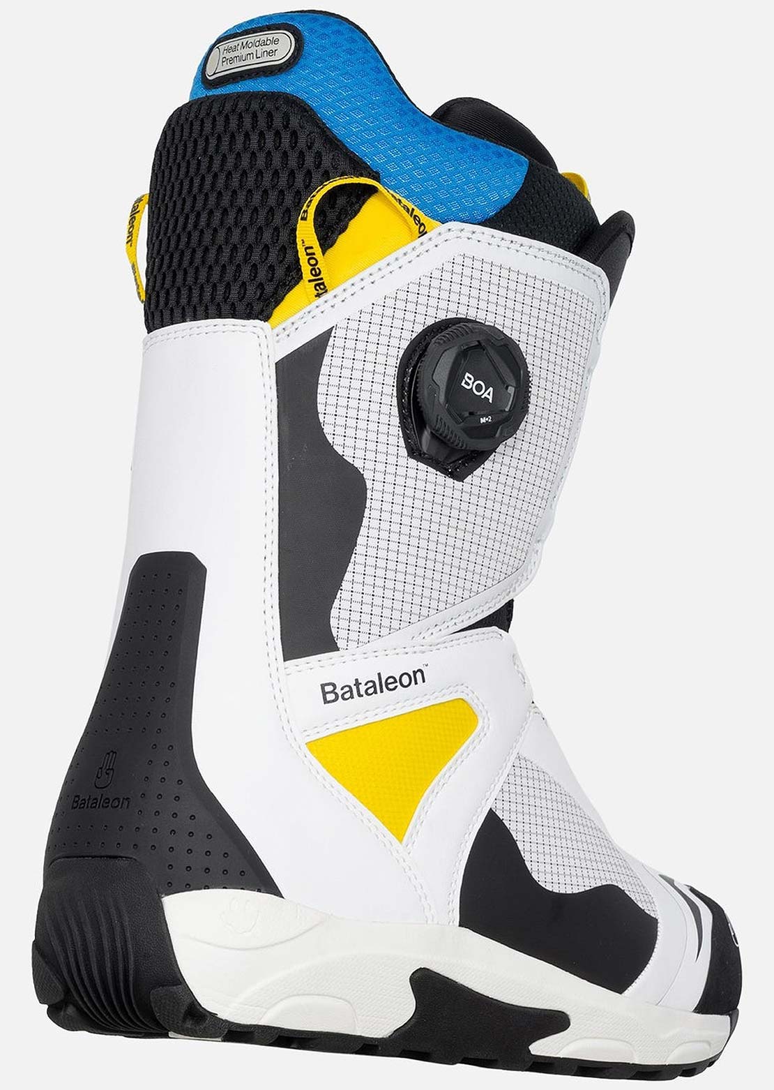 Bataleon Men's Rave Double BOA Snow Boots White