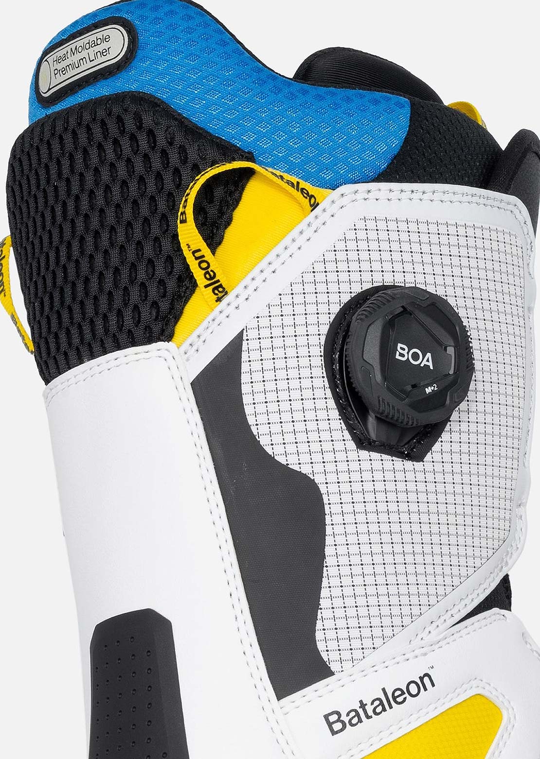 Bataleon Men's Rave Double BOA Snow Boots White