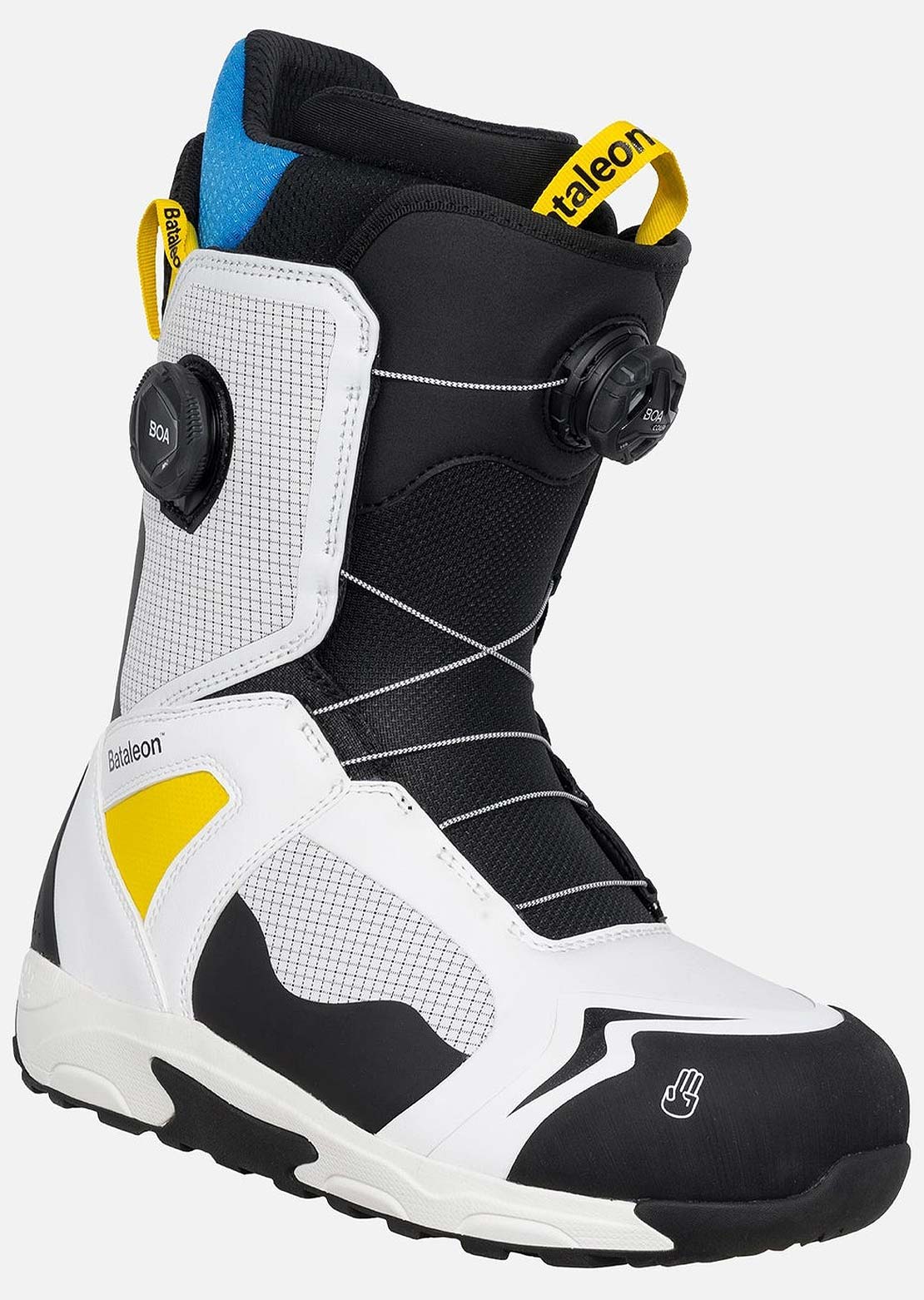 Bataleon Men's Rave Double BOA Snow Boots White