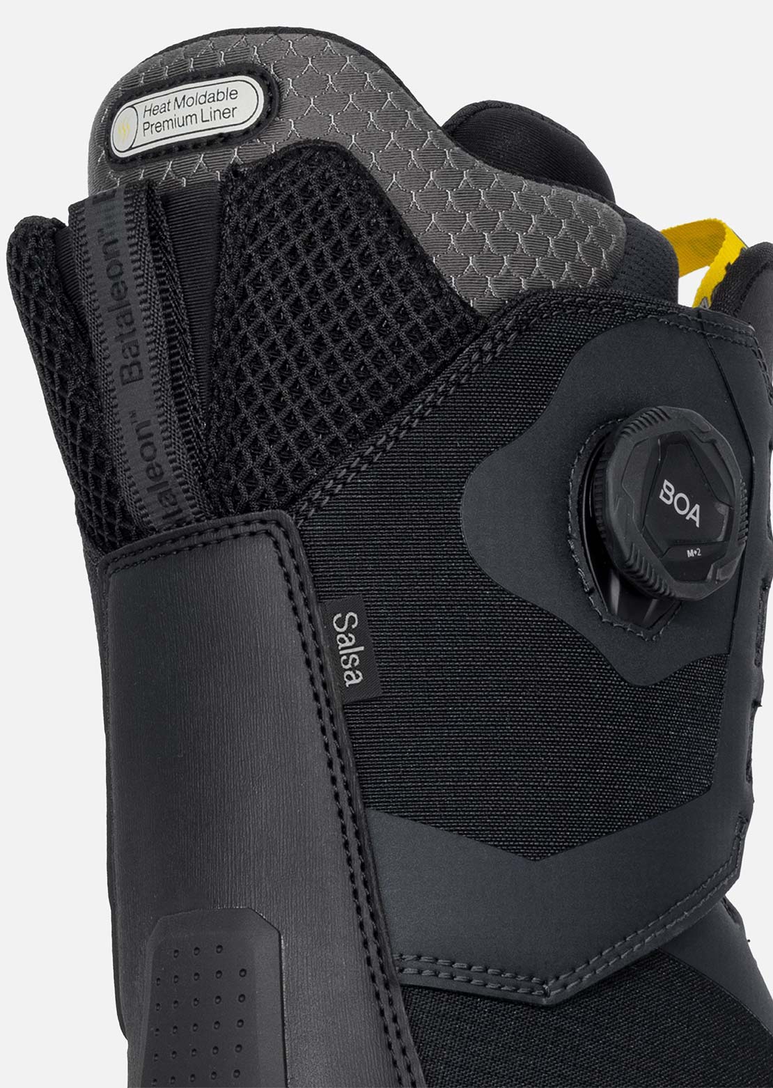 Bataleon Men's Salsa Double BOA Snowboard Boots Black