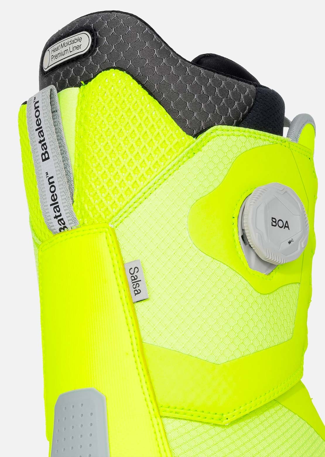 Bataleon Men's Salsa Double BOA Snowboard Boots Neon