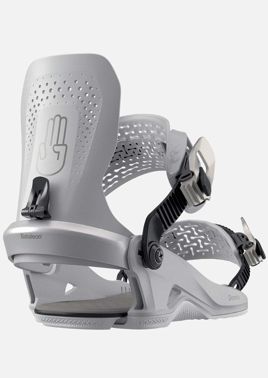 Bataleon Women's Donna HW Snowboard Bindings Delorean Gray