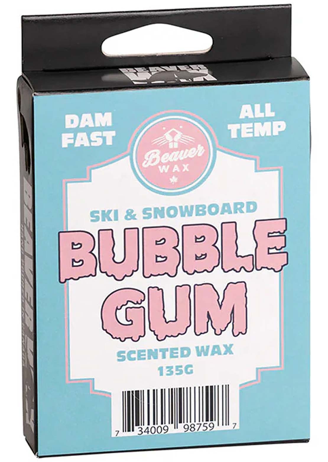 Beaver Wax Unisex Scented All Temp Snow Wax Bubble Gum