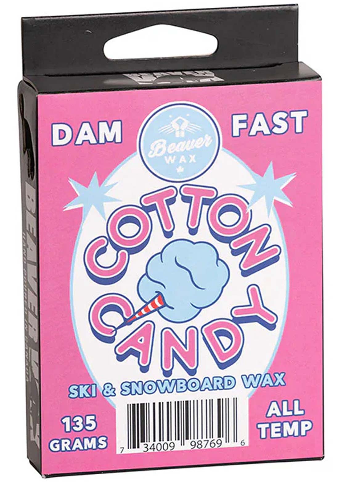 Beaver Wax Unisex Scented All Temp Snow Wax Cotton Candy