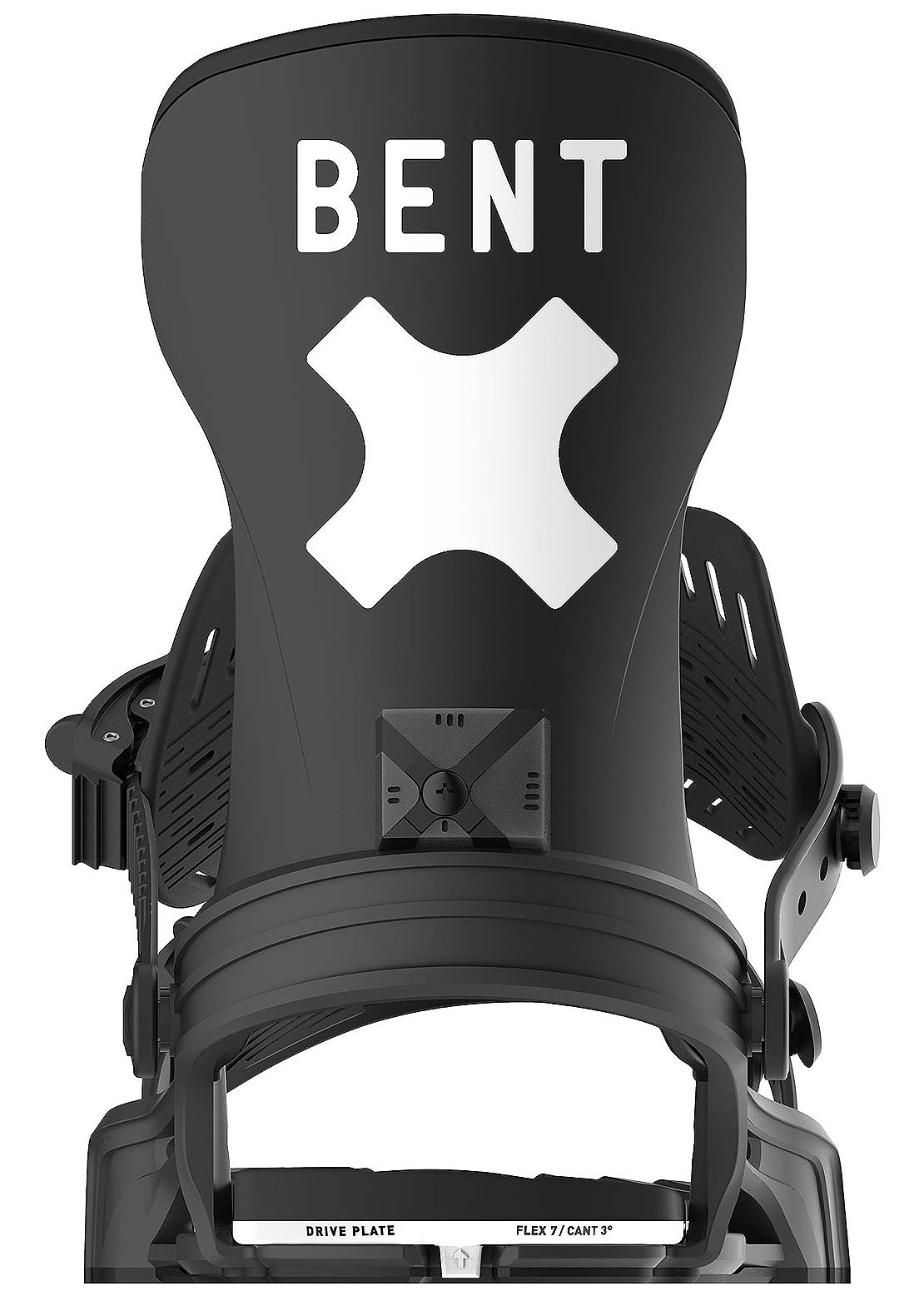 Bent Metal Axtion Snowboard Bindings Black