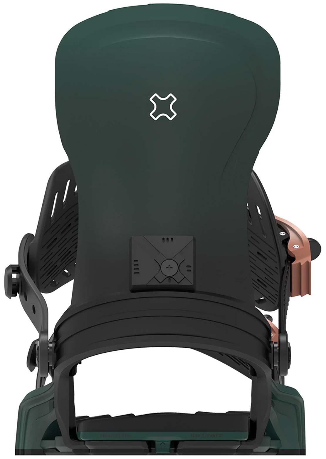Bent Metal Unisex Airstra Snowboard Bindings Black/Green