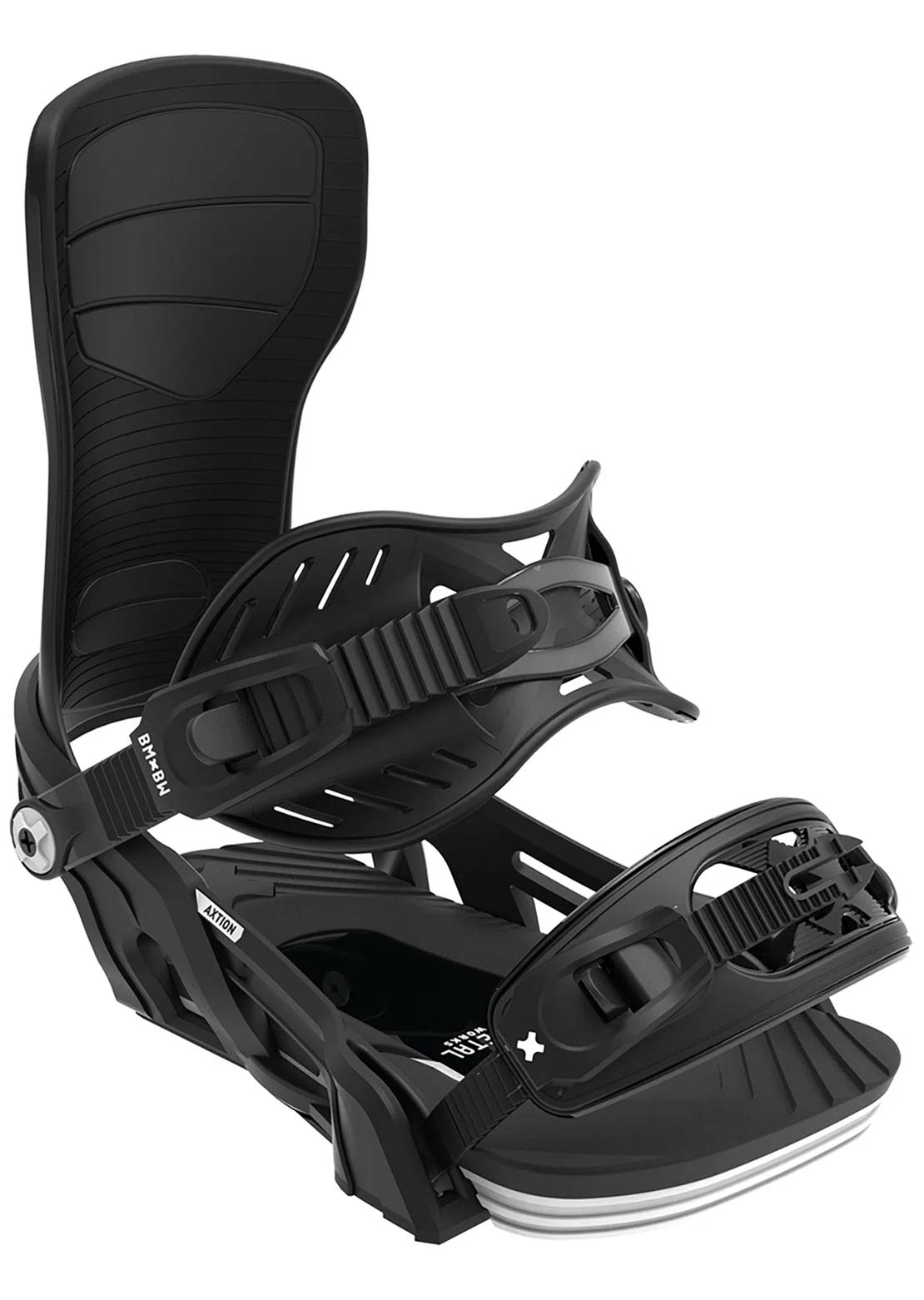 Bent Metal Unisex Axtion Snowboard Bindings Black