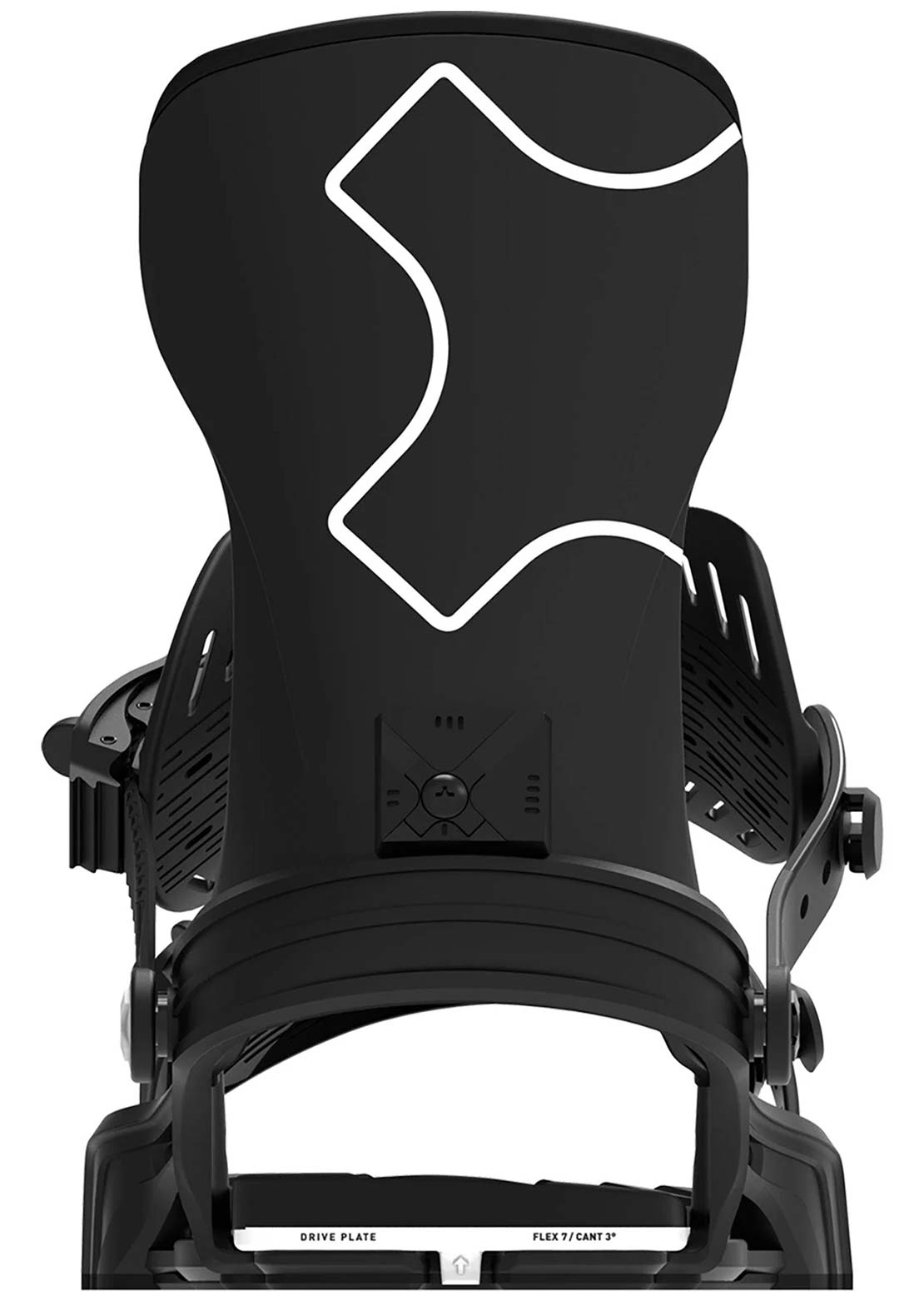 Bent Metal Unisex Axtion Snowboard Bindings Black