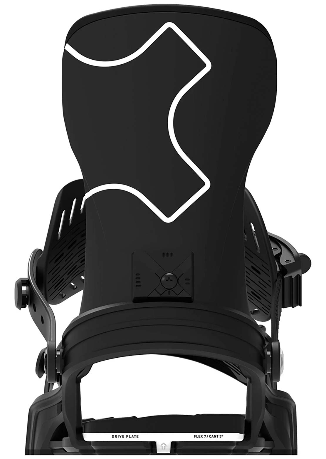 Bent Metal Unisex Axtion Snowboard Bindings Black