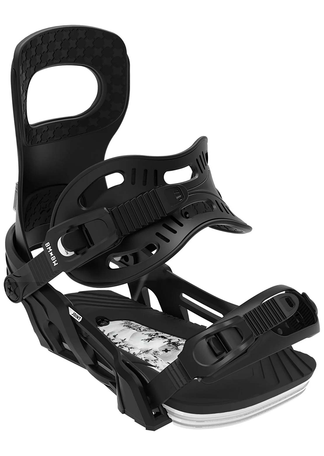 Bent Metal Unisex Joint Snowboard Bindings Black