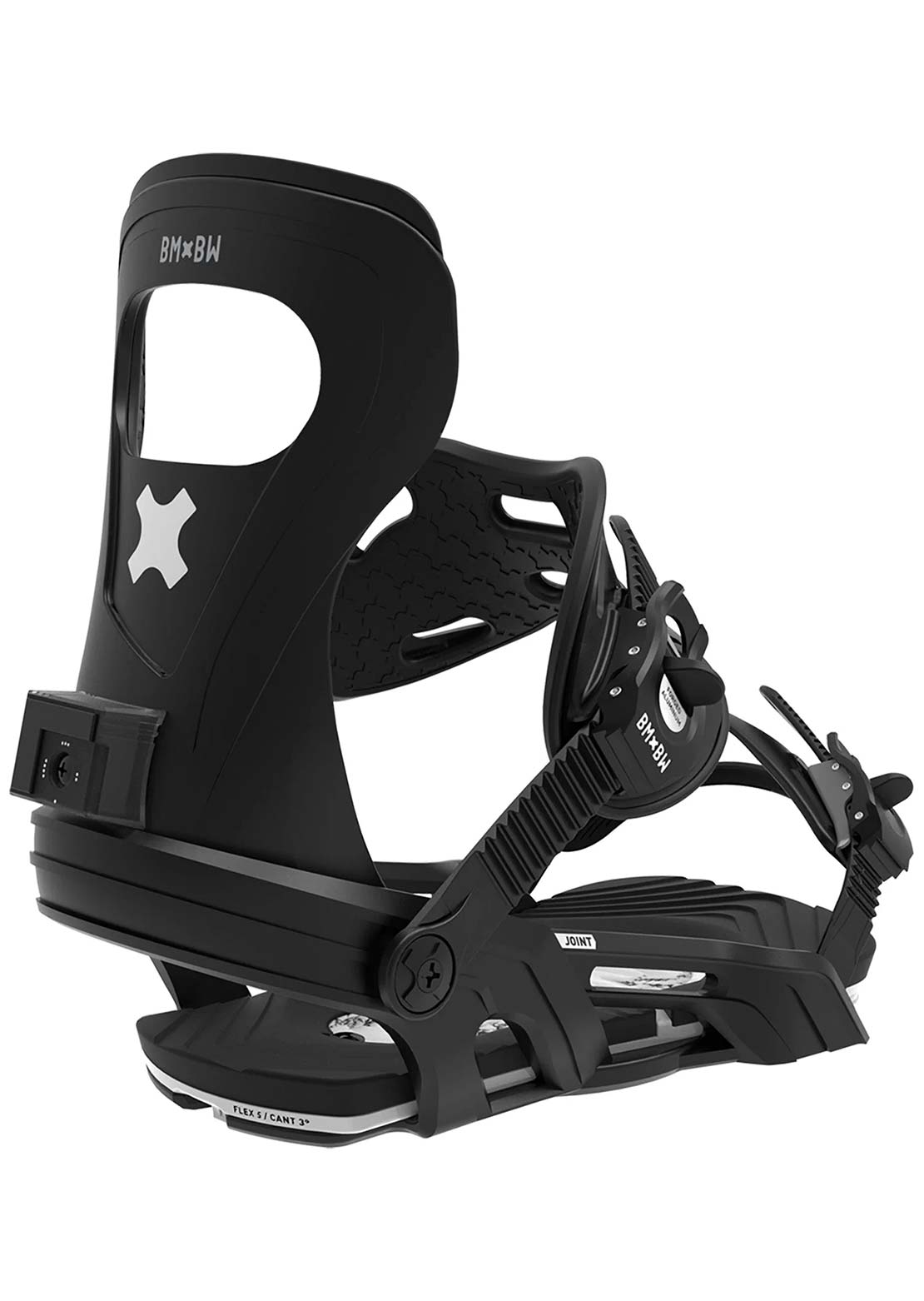Bent Metal Unisex Joint Snowboard Bindings Black