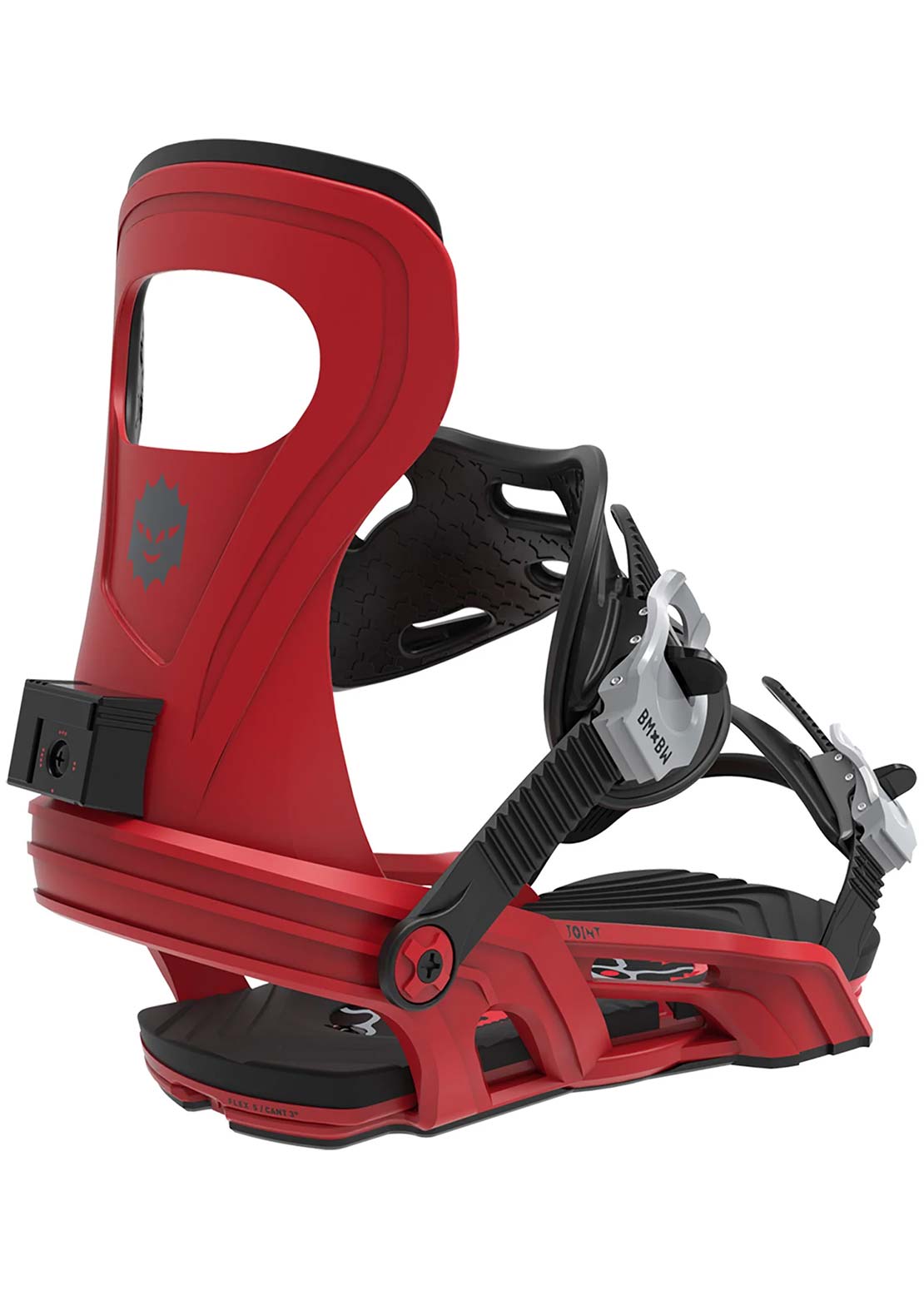 Bent Metal Unisex Joint Snowboard Bindings Red