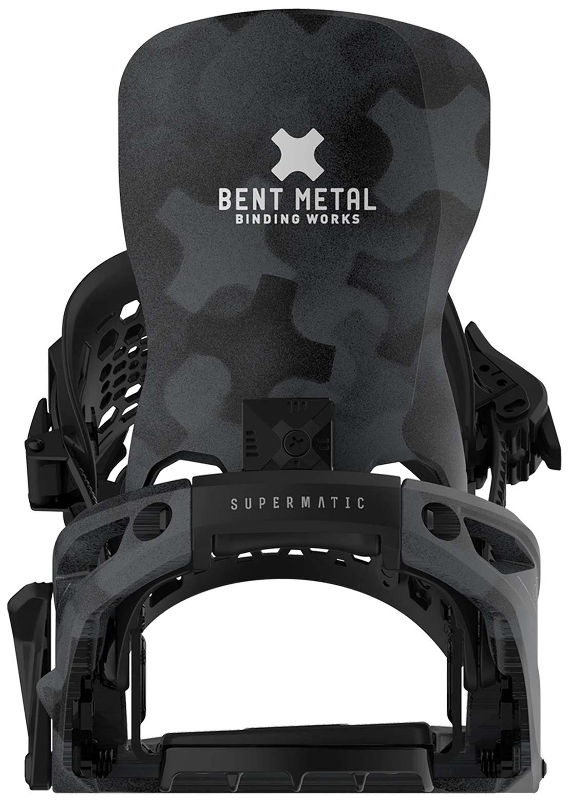 Bent Metal Unisex Lightning Supermatic Snowboard Bindings Black