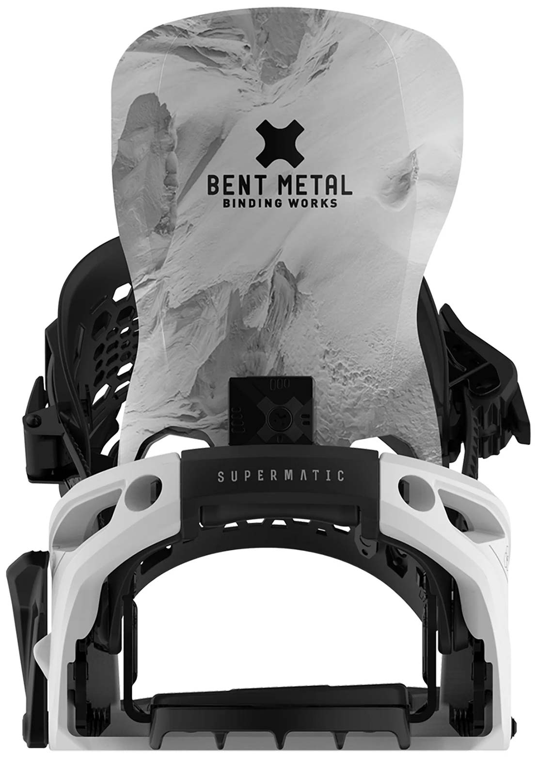 Bent Metal Unisex Lightning Supermatic Snowboard Bindings White