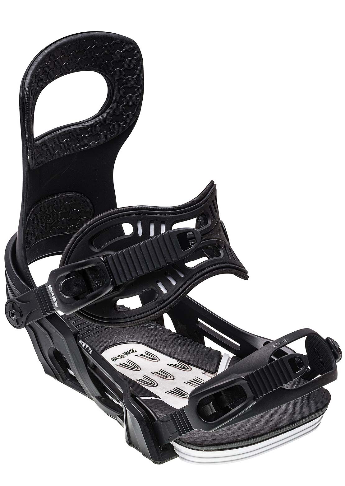 Bent Metal Unisex Metta Snowboard Bindings Black