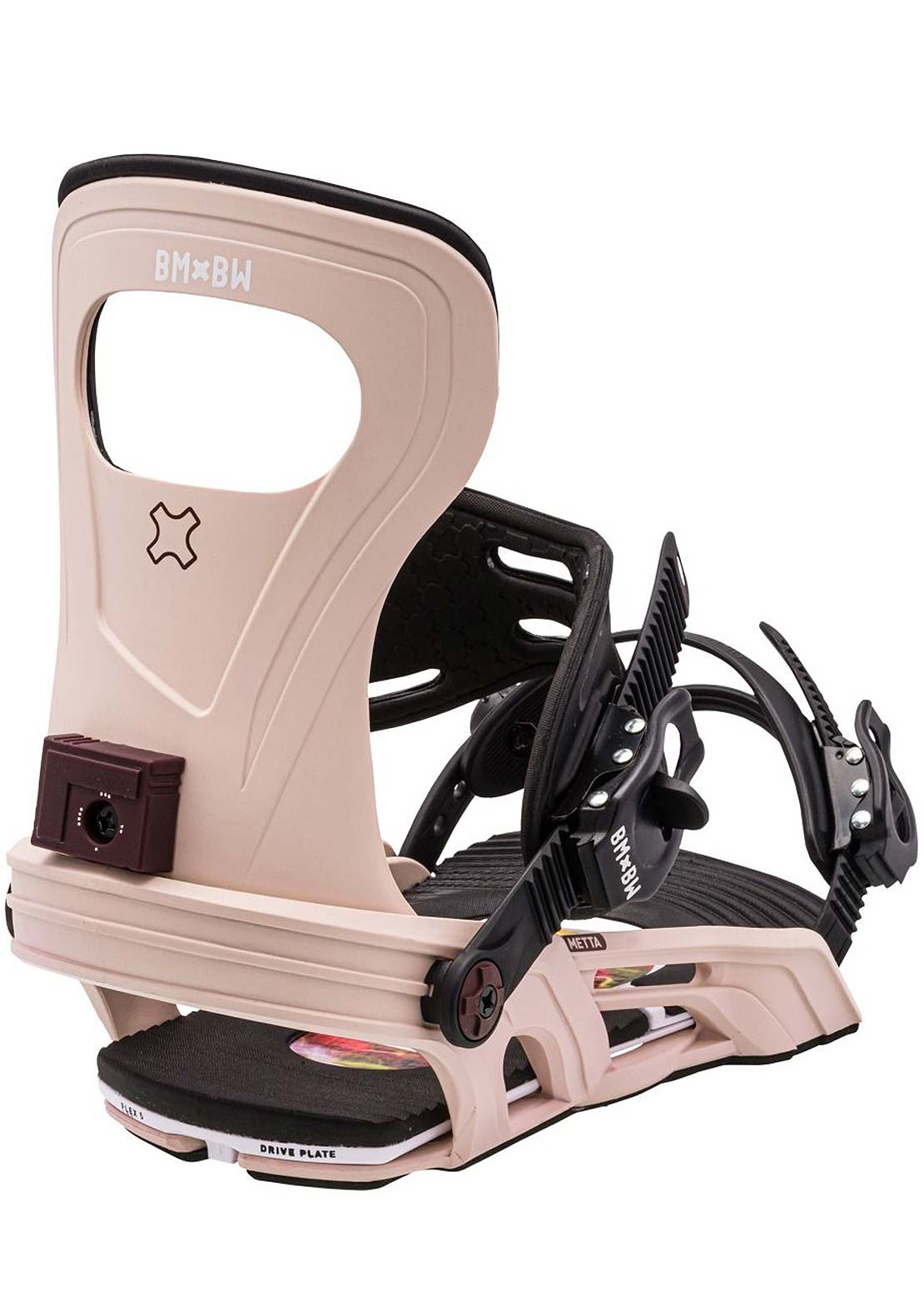 Bent Metal Unisex Metta Snowboard Bindings Pink
