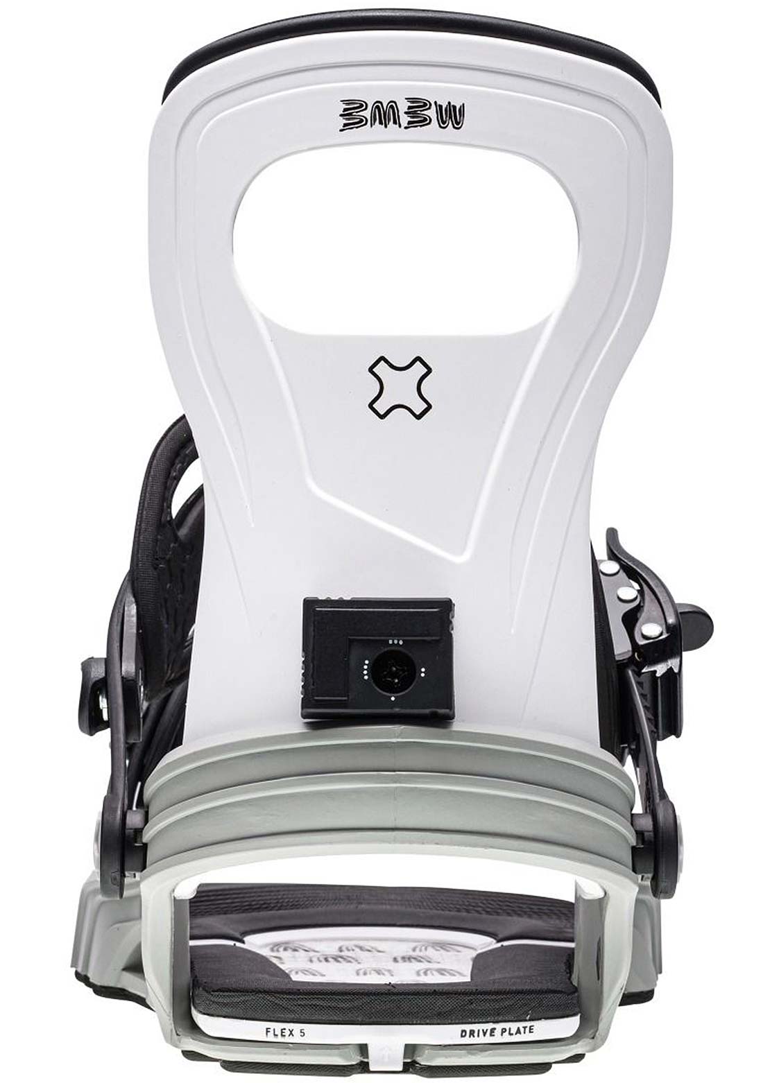 Bent Metal Unisex Metta Snowboard Bindings White