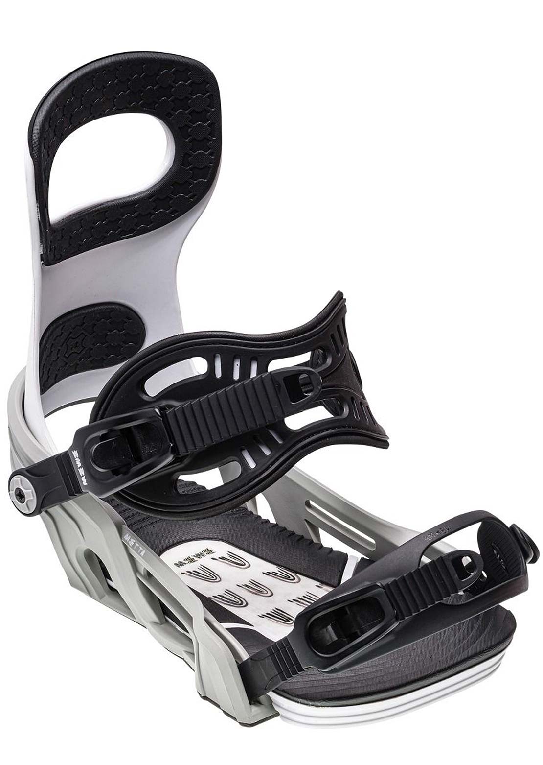 Bent Metal Unisex Metta Snowboard Bindings White