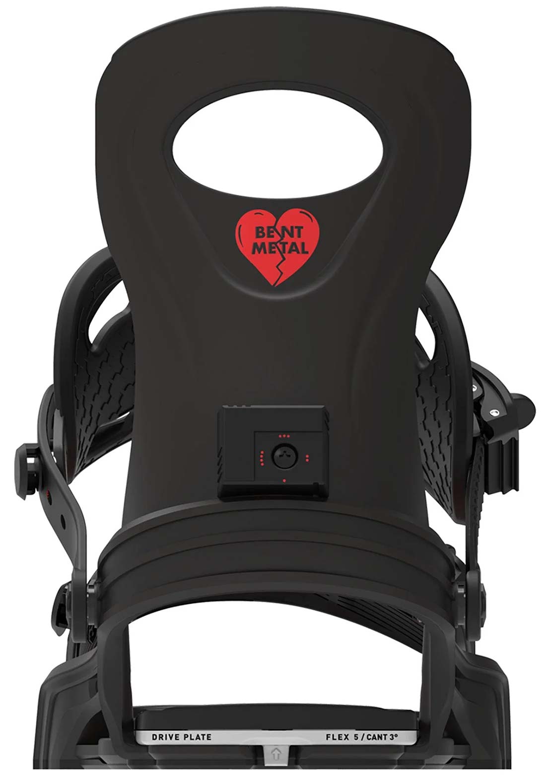 Bent Metal Unisex Metta Snowboard Bindings Black