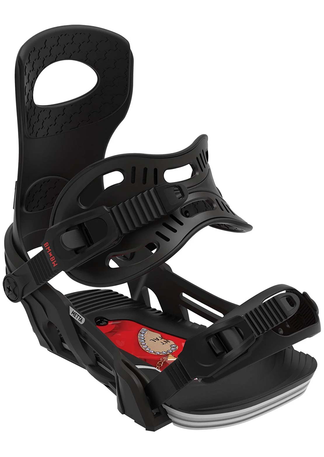 Bent Metal Unisex Metta Snowboard Bindings Black