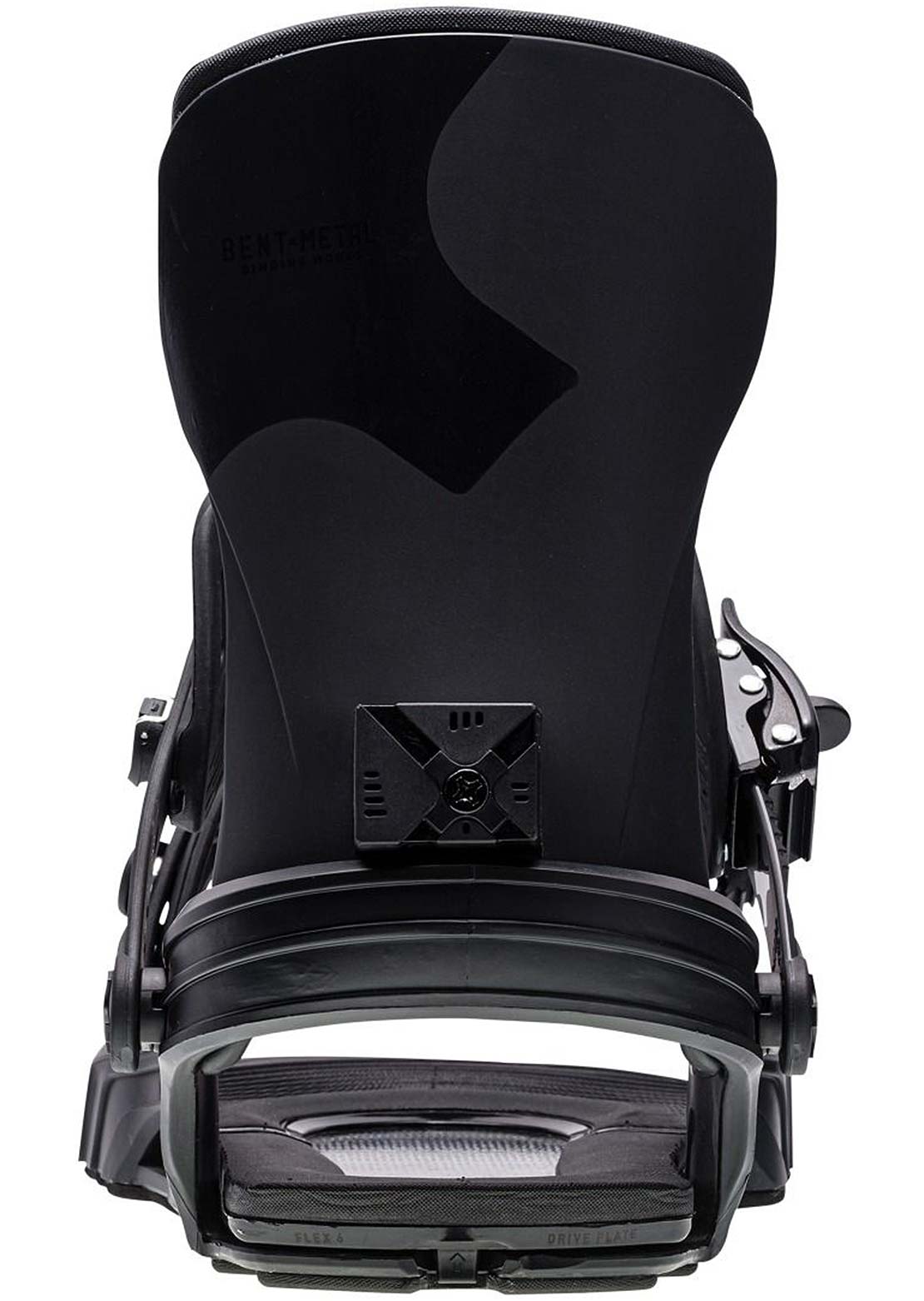 Bent Metal Unisex Stylist Snowboard Bindings Black