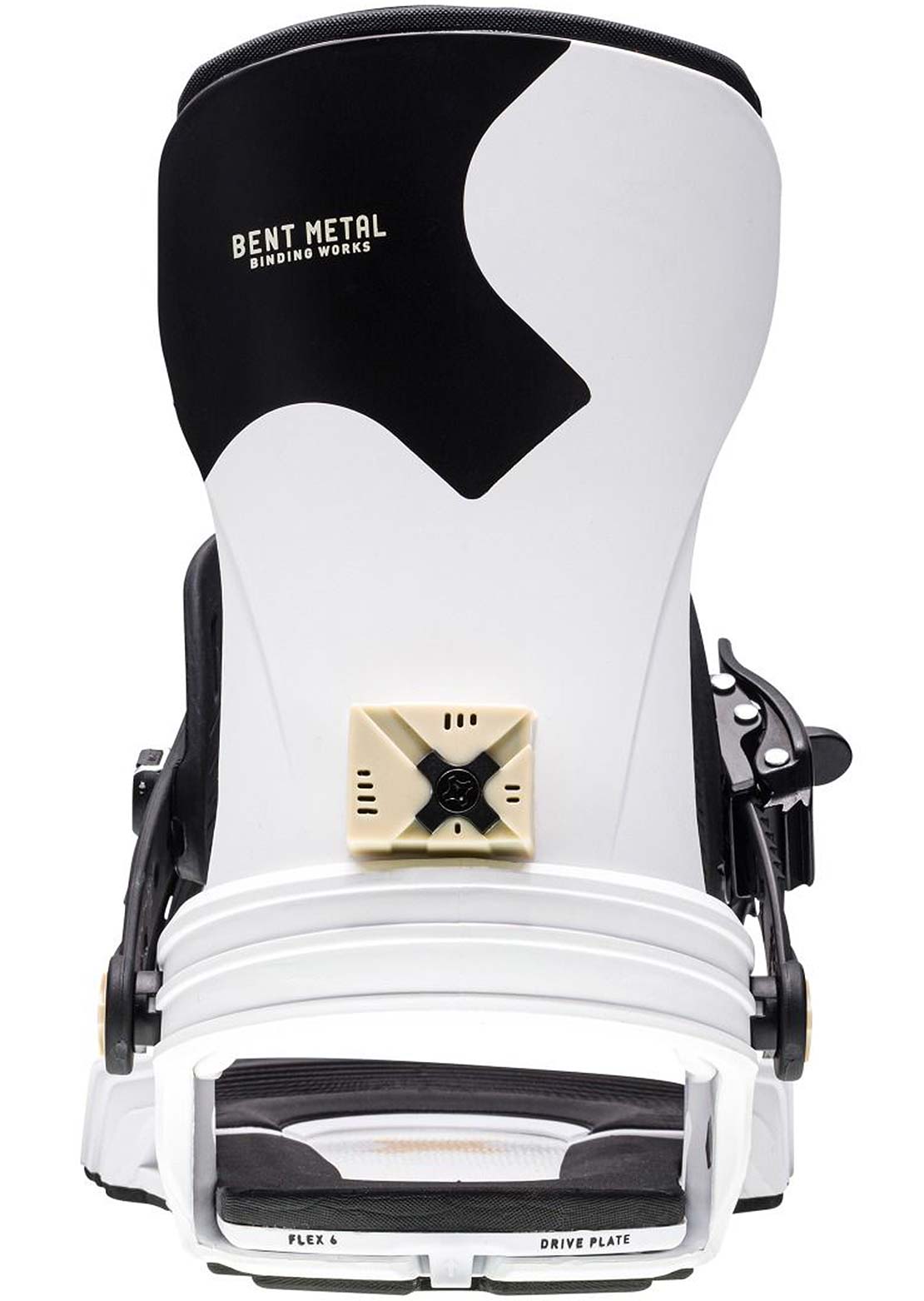 Bent Metal Unisex Stylist Snowboard Bindings White