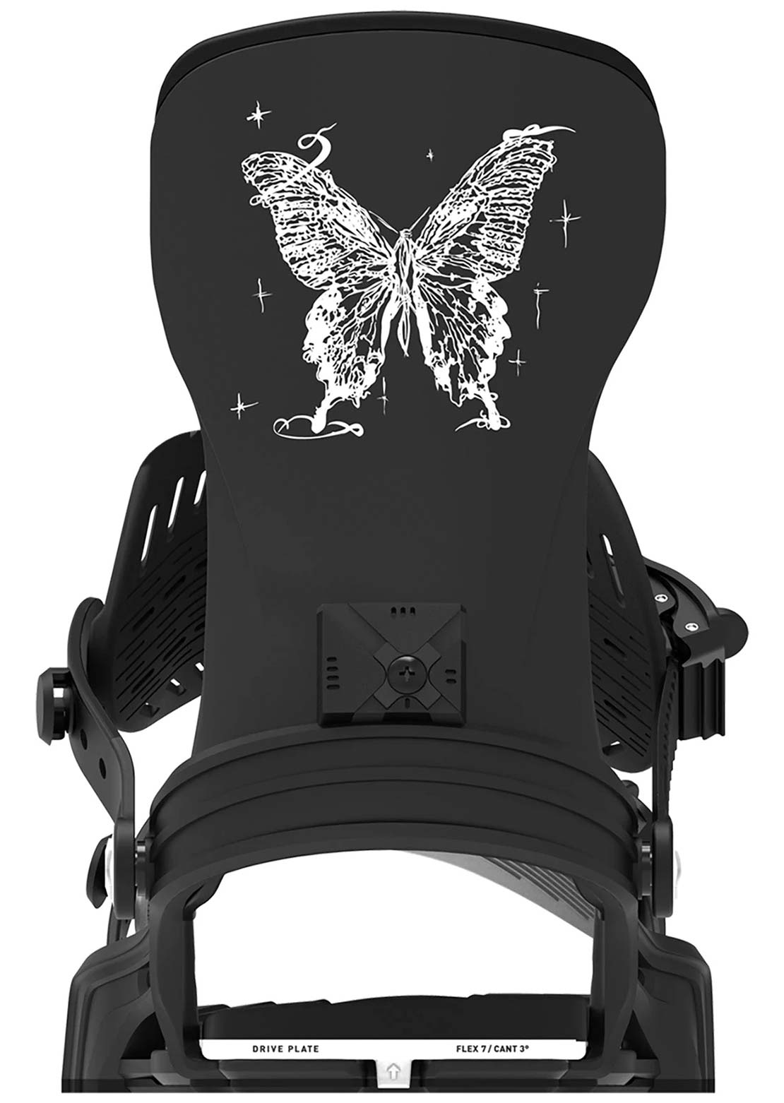 Bent Metal Unisex Stylist Snowboard Bindings Black