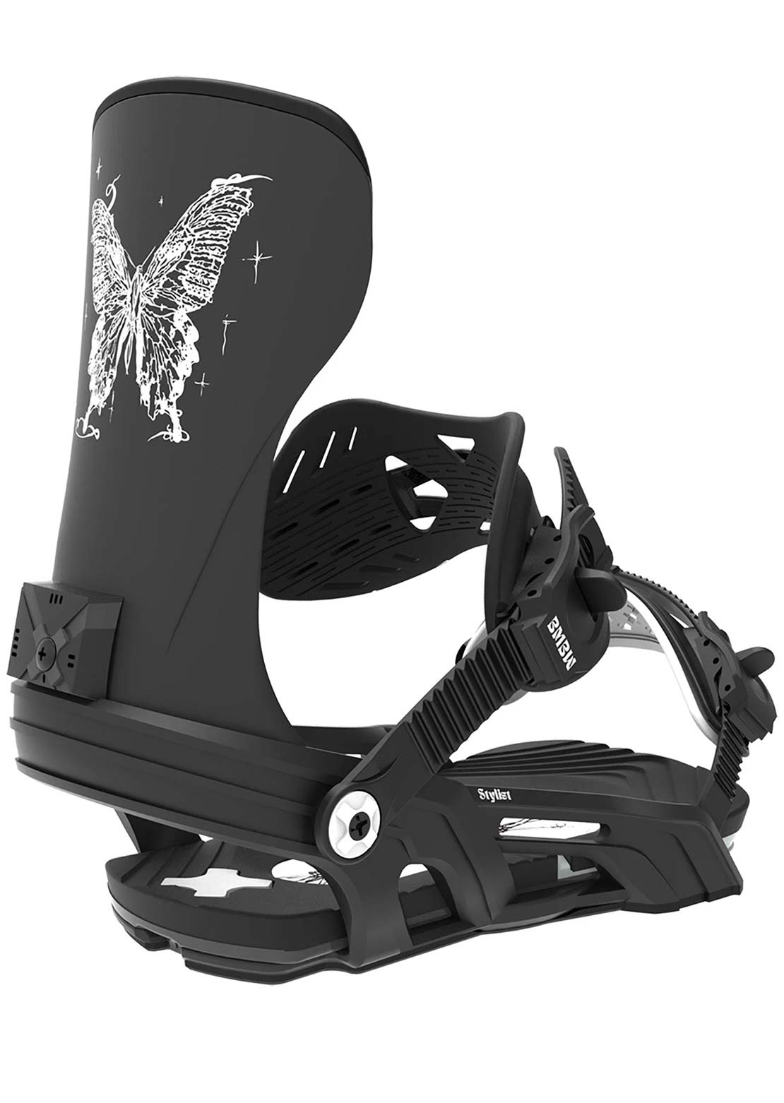 Bent Metal Unisex Stylist Snowboard Bindings Black