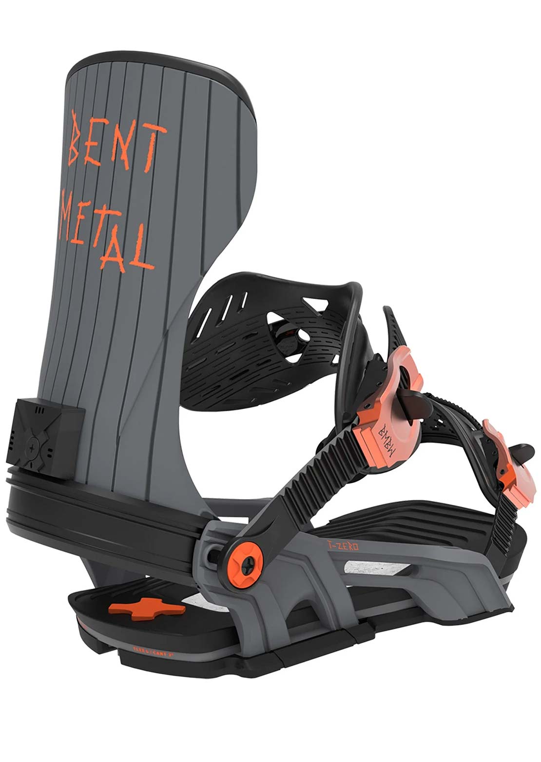 Bent Metal Unisex T-Zero Snowboard Bindings Black